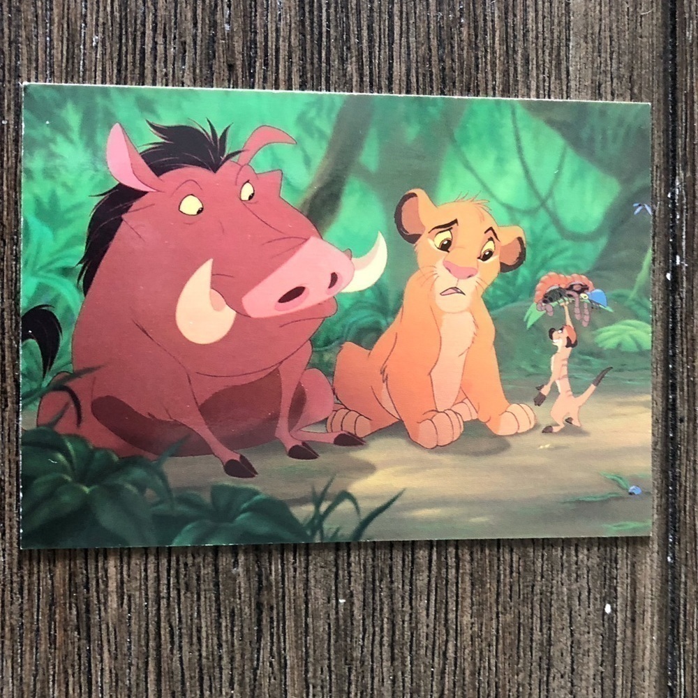 Disney The Lion King 1995 trading card